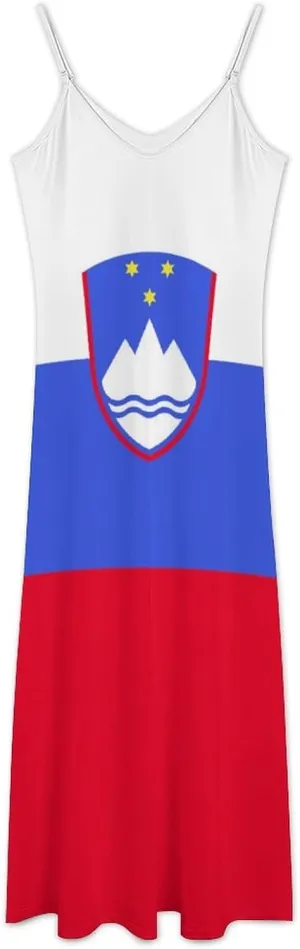Women's Summer Camisole Dress Syria Flag Lightweight Camisole Cool Party Formal Wedding Guest Dresses
