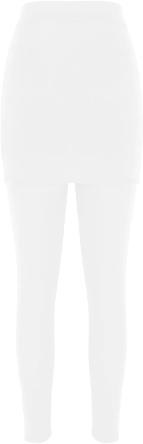 Womens Tennis Skirted Leggings Casual Workout Yoga Pants Golf Skapri with Skirts Activewear Joggers Active Skort