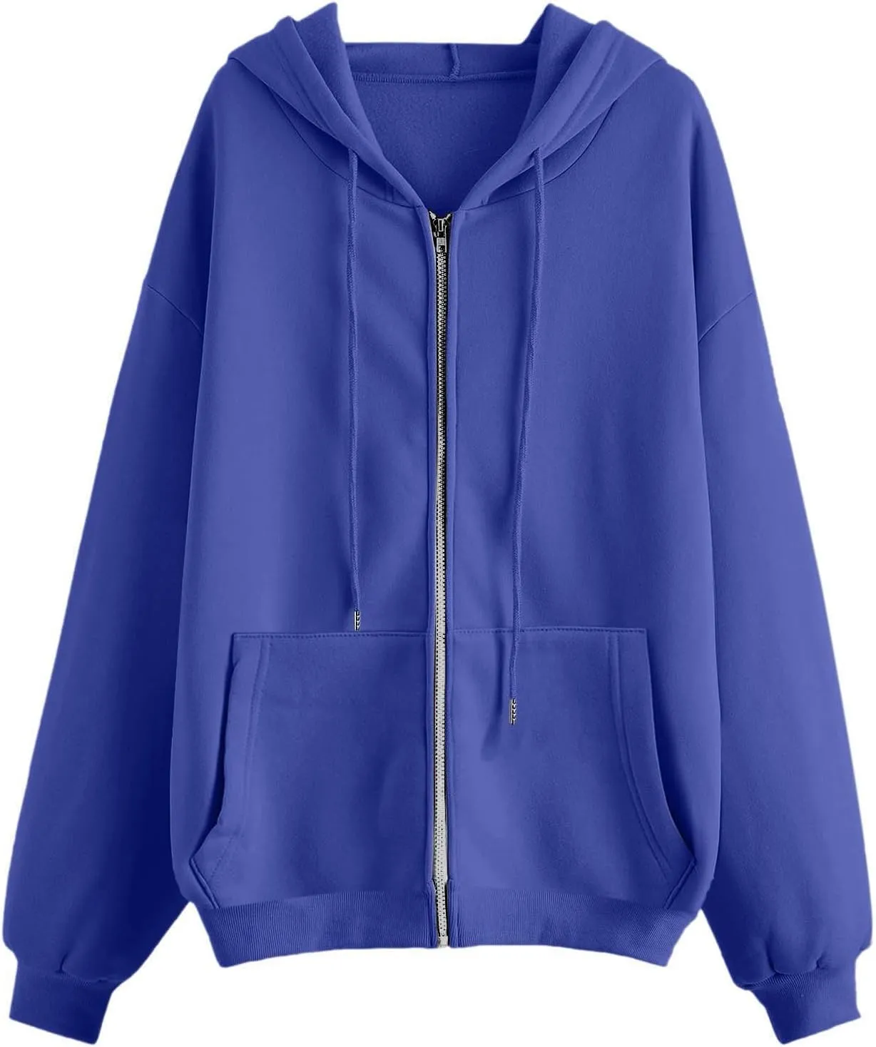 Womens Zip Up Hoodies Oversized Sweatshirts Black Zip Up Hoodie White Hoodie 2024 Winter Casual Jackets