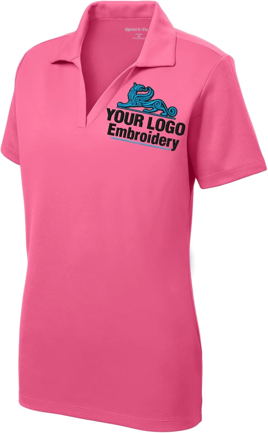 Womens/Ladies Custom Polo Shirt. Custom Embroidered Polo Shirt for Ladies.