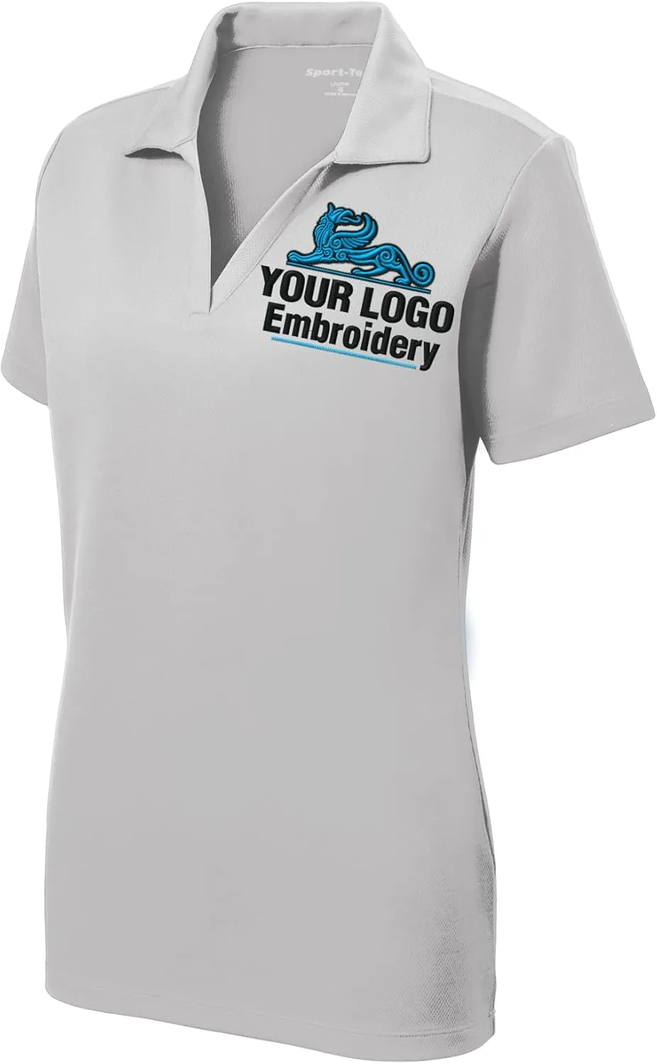 Womens/Ladies Custom Polo Shirt. Custom Embroidered Polo Shirt for Ladies.