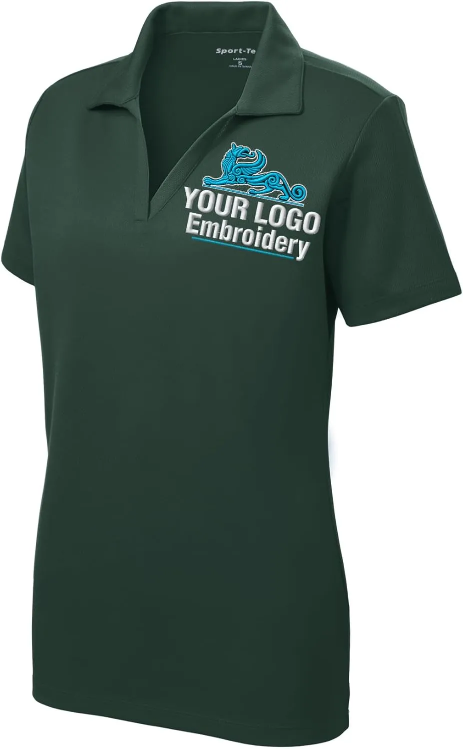 Womens/Ladies Custom Polo Shirt. Custom Embroidered Polo Shirt for Ladies.