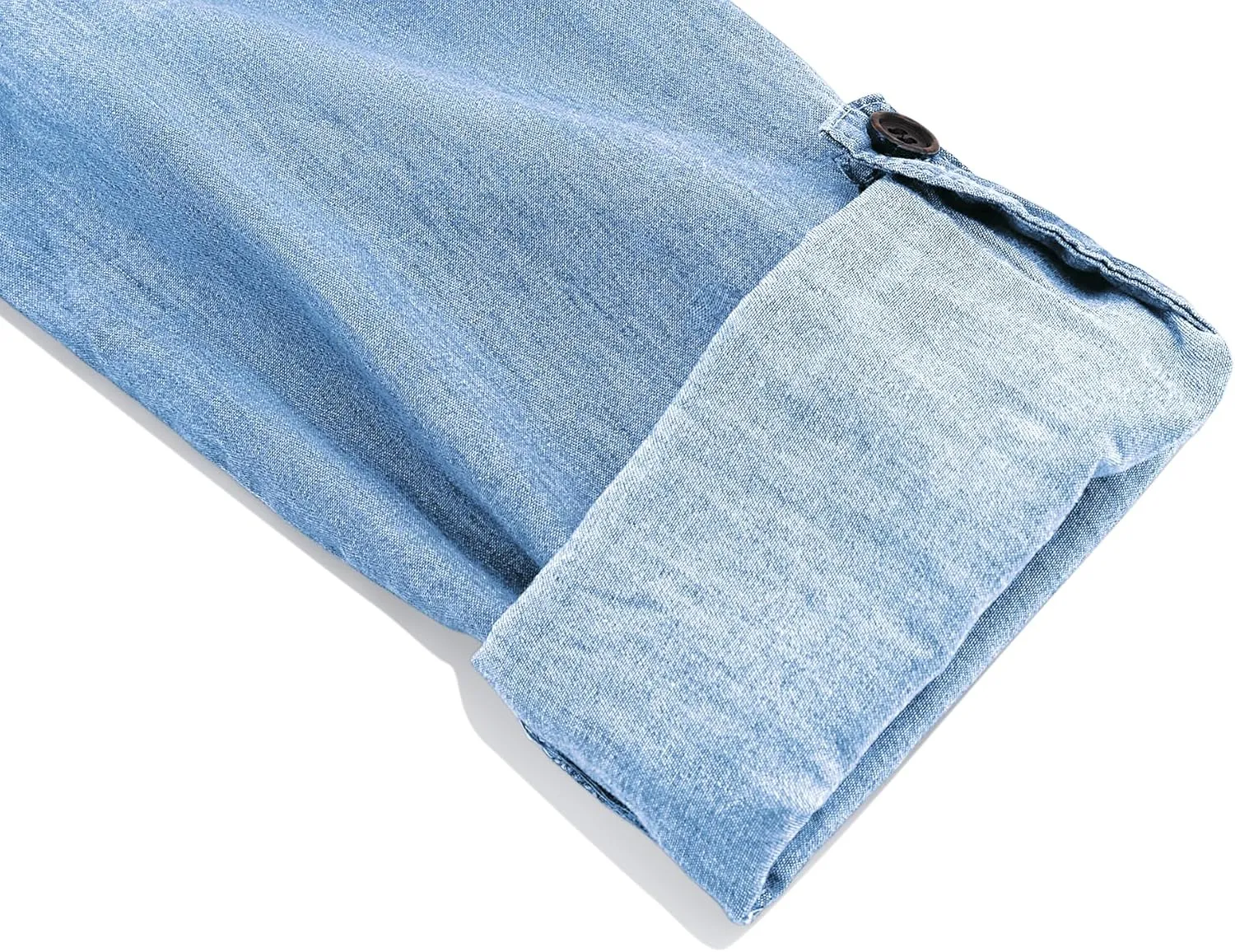 yoeasy Women's Casual Long Sleeve Denim Shirt Dress Retro Tie Waist Classic Button Down Pockets Jean Shirt Dress